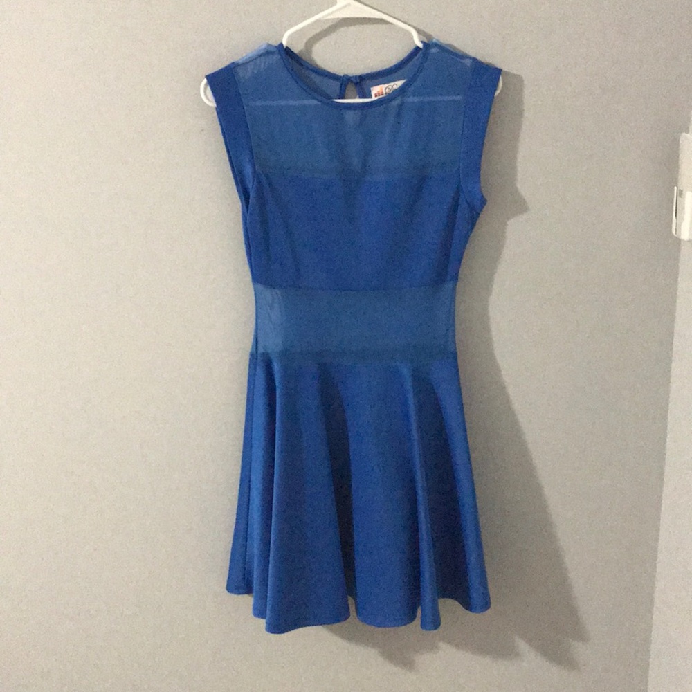 Blue dress
